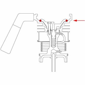 Anel de vedação da cabeça do grupo Barista, pacote de 9 unidades para café perfeito. Compatível com máquinas de alta qualidade.