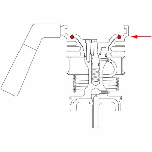 Anel de vedação da cabeça do grupo Barista, pacote de 9 unidades para café perfeito. Compatível com máquinas de alta qualidade.