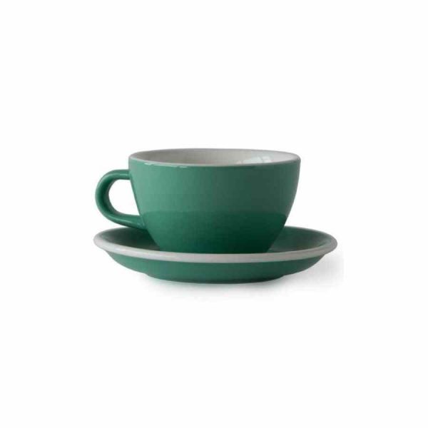 Copo Latte Grande Acme 280 ml + Pires 15 cm - Conjunto de Alta Qualidade para Café, Cappuccino e Chá. Ideal para Presentear ou Degustar em Casa. Compre Agora!