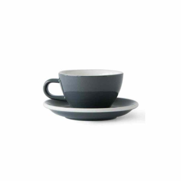Copo Médio Cappuccino Acme 190 ml + Pires 14 cm para desfrutar de um cappuccino perfeito em casa. Design sofisticado e elegante. Compre já!