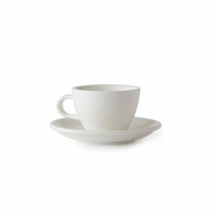 Conjunto elegante de Copo Pequeno Cappuccino Acme 150 ml + Pires 14 cm para desfrutar um café perfeito. Compre já!