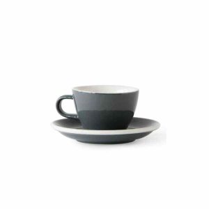 Copo Pequeno Cappuccino Acme 150 ml + Pires 14 cm, conjunto elegante para desfrutar do seu café favorito. Alta qualidade e design sofisticado.