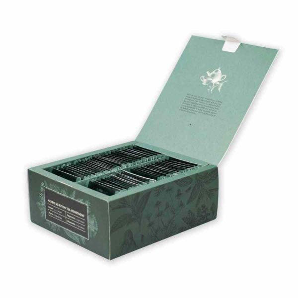 Conjunto de chá Acorus Herbal Selection com 56 saquetas de chá - Sabor e qualidade num só pack! Aproveite esta seleção premium de chás.