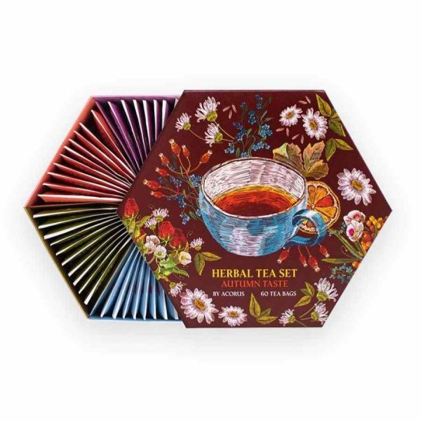 Conjunto de chá Acorus Tea Autumn Taste, 60 saquetas de chá: saboreie o outono com este conjunto premium de chá. Compre já online!