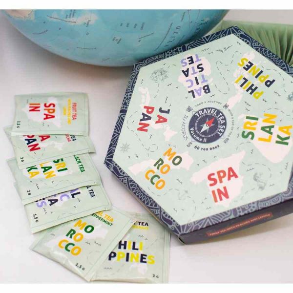 Conjunto de chá de viagem Acorus Vol. 2, 60 saquetas de chá - Sabor excecional para os viajantes apreciarem em movimento. Qualidade premium garantida.