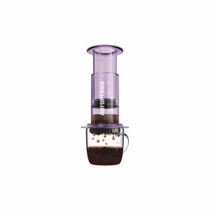 Imagem de destaque da Cafeteira Transparente AeroPress, equipamento premium para café, ideal para os amantes da bebida. Compre online hoje!