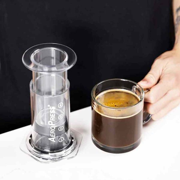 Cafeteira Transparente AeroPress para café de qualidade superior - Compre online agora!