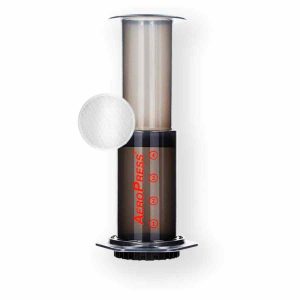 Cafeteira AeroPress + Filtro Metálico Permanente para café fresco e aromático - Equipamento de excelência para sua cozinha!