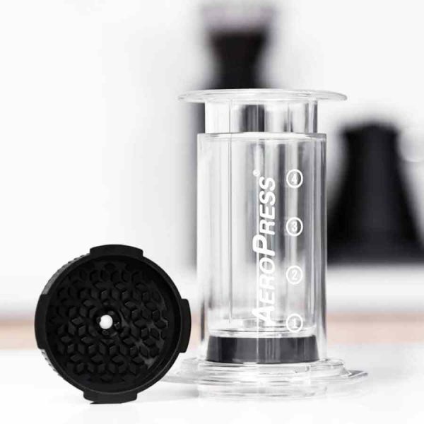 Tampa do filtro de controle de fluxo para AeroPress - Melhore seu café com este acessório de alta qualidade. Compre online agora!