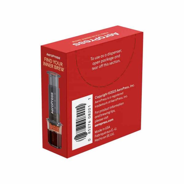 Compre agora - Papéis de filtro de microfiltros AeroPress XL 200 unidades, qualidade premium para seu café perfeito.