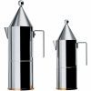 Máquina de café expresso com fogão Alessi 90002 La Conica, design elegante para 3 xícaras. Aprecie o café perfeito em casa!