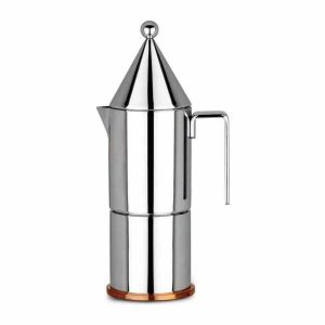 Cafeteira Alessi 90002 La Conica para 3 chávenas, design moderno e elegante para o seu café expresso perfeito. Adquira já!