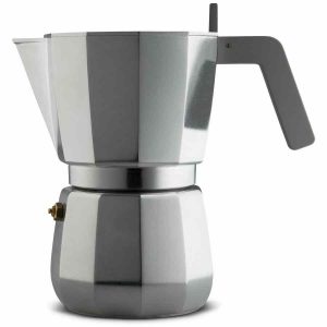 Máquina de café expresso Alessi DC06 Moka, design elegante e alta qualidade para um café perfeito em casa.