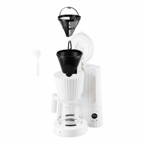 Cafeteira Alessi MDL14 Plissé para café fresco. Desfrute do seu café de gotejamento favorito com elegância e qualidade. Ideal para sua cozinha!