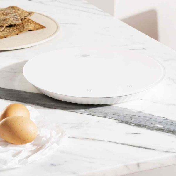 Balança digital de cozinha Alessi MDL16 Plissé - Precisão elegante para sua cozinha. Compre online e simplifique suas receitas!