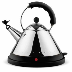 Chaleira Elétrica Alessi MG32 1,5 l em Aço e Preto, Design Premium para Cozinha Moderna - Compre Online na Portugal SHOP!