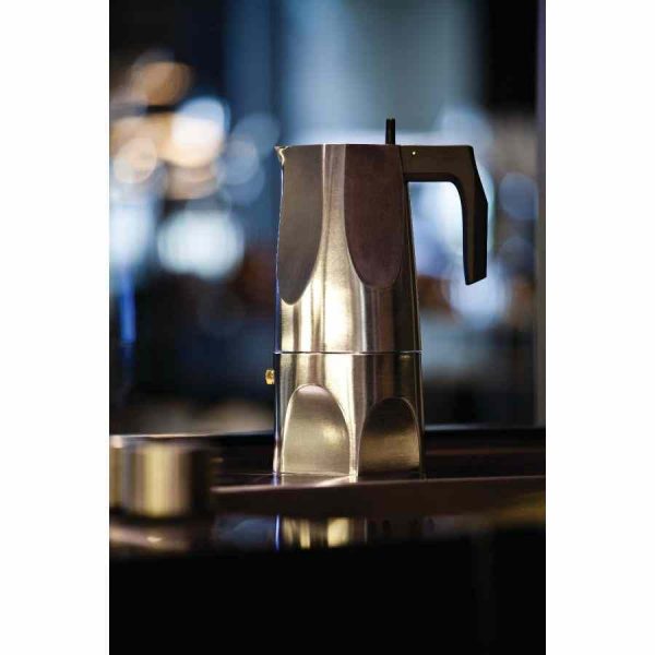 Cafeteira Expresso Alessi Ossidiana MT18 - Elegância e qualidade para o seu café perfeito. Adquira já a sua!