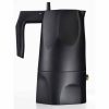Cafeteira Alessi Ossidiana MT18 3 Xícaras, para espresso, elegante e durável. Compre online a sua cafeteira Alessi em preto. Ideal para amantes de café!
