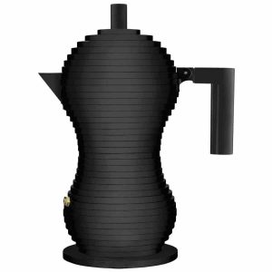 Pote Moka Alessi Pulcina Edição Black, design elegante e sofisticado para um café perfeito. Compra online na nossa loja!