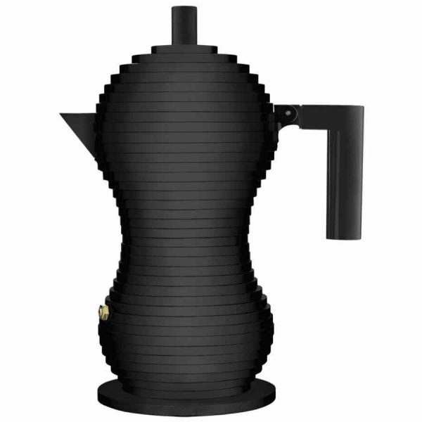 Pote Moka Alessi Pulcina Edição Black, design elegante e sofisticado para um café perfeito. Compra online na nossa loja!