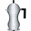 Pote Moka Alessi Pulcina MDL02 Preto - Cafeteira de Design Italiano, Elegância e Qualidade para seu Café Perfeito. Compre Online!