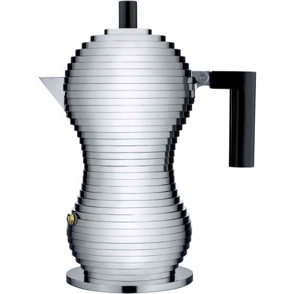 Pote Moka Alessi Pulcina MDL02 Preto - Design elegante para o café perfeito. Adquira já este utensílio requintado para a sua cozinha!