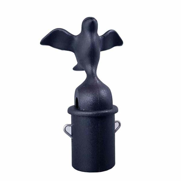 Apito preto de reposição para chaleira de água Alessi 9093, ideal para pássaros - Acessório de qualidade para chaleira.