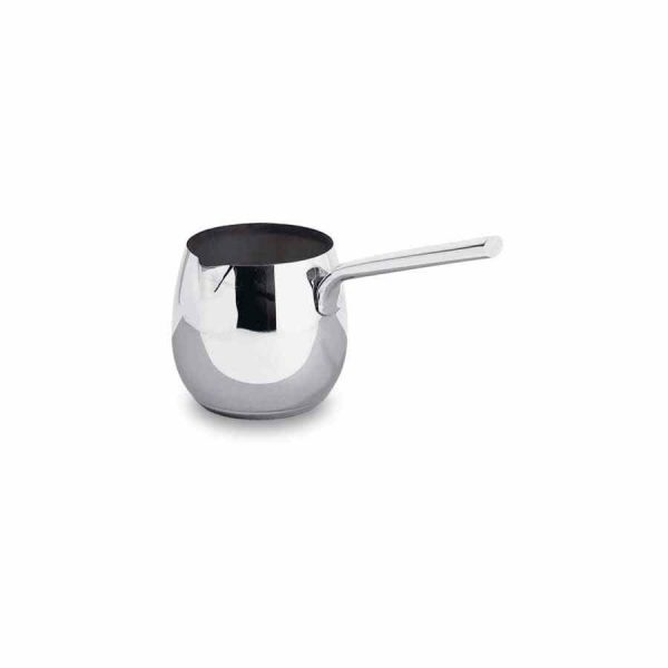 Caldeira de leite Alessi SG302 Mami 1300 ml em aço inoxidável, design elegante para cozinhar leite perfeito. Compre online!
