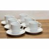 Xícara de café expresso duplo Ancap New York 100 ml - Conjunto c/ 6 unidades, porcelana premium para degustar o melhor café em casa.