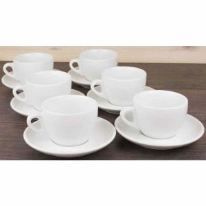 Copos Cappuccino Ancap Verona 180 ml, Conjunto de 6 - Elegância e qualidade para desfrutar do seu café favorito. Compre já!
