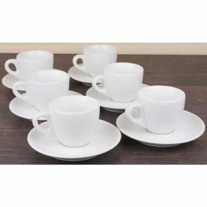 Xícara de café expresso Ancap Verona 75 ml, conjunto de 6 - A elegância perfeita para desfrutar do seu café no conforto de casa. Compre já!