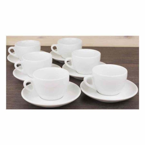 Copo Grande Cappuccino Ancap Verona 260 ml, conjunto de 6 unidades - Elegância e qualidade para o seu café especial. Ideal para presentear!