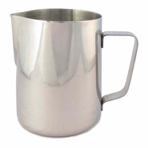 Jarro em aço inoxidável APS - Produto premium para leite fresco e espumoso. Acessório essencial para amantes de café!