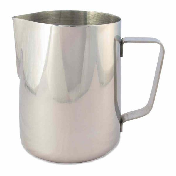 Jarro em aço inoxidável APS - Produto premium para leite fresco e espumoso. Acessório essencial para amantes de café!