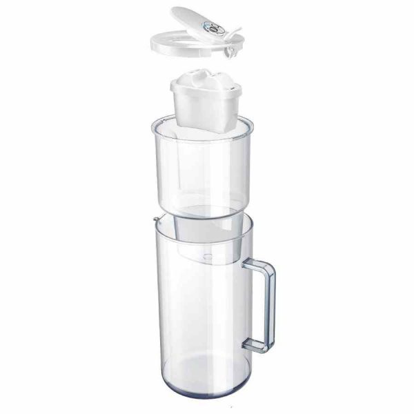Frasco de filtro de água de vidro Aquaphor Maxfor+ 2,5 l, cor branca - Purificador de água Premium para a sua casa - Compre online agora!