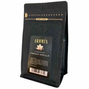 Café Aromax Baunilha Francesa Aromix 150 g Moído - Delicioso café moído com aroma intenso de baunilha francesa. Aprecie a qualidade superior! Compre online.