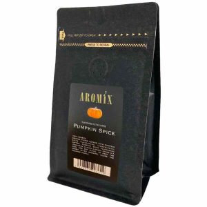 Café moído de alta qualidade com delicioso sabor a especiarias de abóbora da marca Aromix, 150g - Compre online agora!