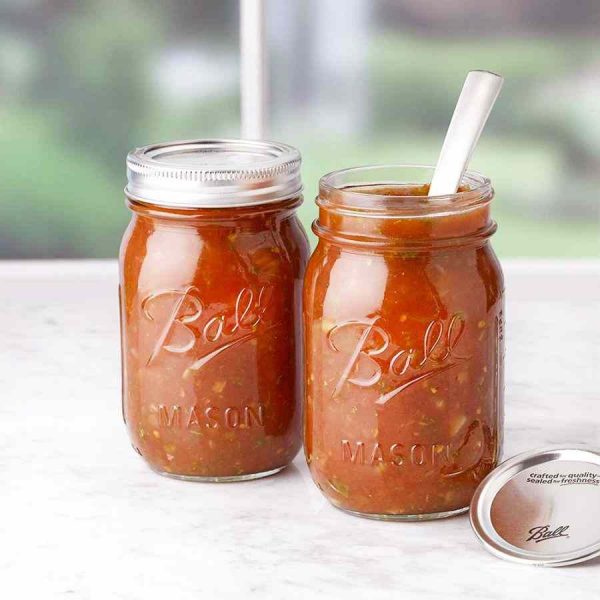 Frascos Ball Mason de 16 oz (473 ml), pack de 6. Qualidade premium para conservar alimentos. Compatível com tampa regular. Compre online agora!