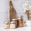 Frascos de vidro Ball Mason Jar Quart Boca Larga 32oz (945 ml) - Conjunto de 4 unidades, recipientes de qualidade premium. Ideal para conservas.