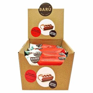 Barra de Marshmallow de Chocolate ao Leite Barú Chai Latte 30 g - Caixa 18 un, delicioso doce gourmet para comprar online.
