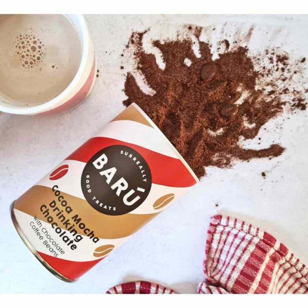 Barú Cacau Mocha Chocolate em Pó Bebível 250 g - Delicioso chocolate em pó para preparar bebidas gourmet e energizantes. Aproveite!