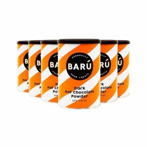 Chocolate quente escuro Barú em pó 6 x 250 g: delicioso e quentinho. Aproveita a promoção! Ideal para dias frios. Compra já!