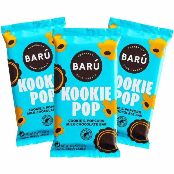 Barra Kookie Pop Bonkers Chocolate Ao Leite 85g: Delicioso chocolate com crocantes pedaços de biscoito para saborear. Compre online!