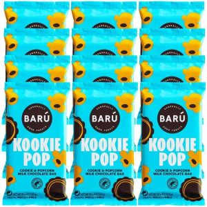 Barrinha de Barú Kookie Pop Bonkers Chocolate Ao Leite 85 g - Delicie-se com esta barra crocante de chocolate ao leite com pedaços de Barú. Compre online!