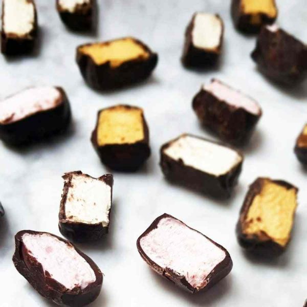 Folhados de Malva com Caramelo Salgado e Chocolate Negro 6 x 100 g - Delicie-se com esta iguaria gourmet exclusiva!