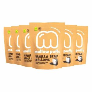 Barú Folhados de Malva Fava Baunilha e Chocolate Amargo 6 x 100 g - Delícia gourmet com ingredientes de qualidade premium para comprar online.