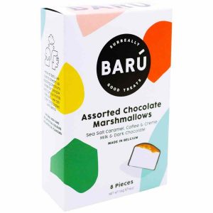 Marshmallows de Barú com Chocolate, Diferentes Sabores 114g - Delícia gourmet online para saborear. Aproveite os diversos sabores!