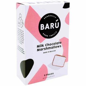 Marshmallows Barú Chocolate ao Leite 120g - Delícia macia e doce com chocolate de alta qualidade. Surpreenda-se! Compre online agora.