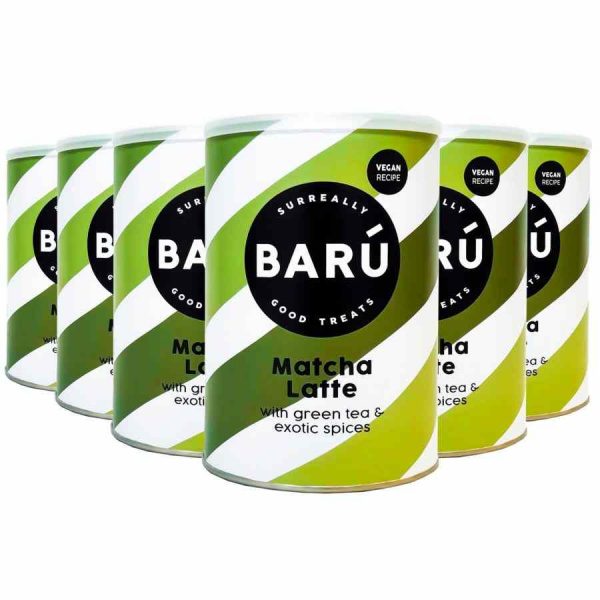 Barú Matcha Latte em Pó 6 x 250 g - Delicie-se com esta bebida de alta qualidade e pratique o ritual do chá verde em casa. Compre já!