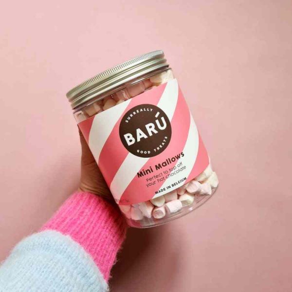Deliciosos Barú Mini Malvas em embalagem de 6 x 220 g. Uma explosão de sabor para adoçar o seu dia. Aproveite já!